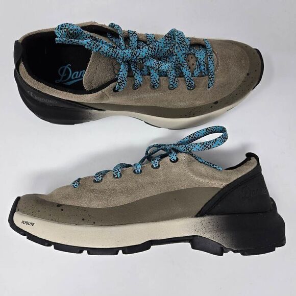 DANNER WOMENS CAPRINE LOW SUEDE PLAZA TAUPE TRAIL SHOES VIBRAM SIZE 6.5 M - Picture 1 of 8